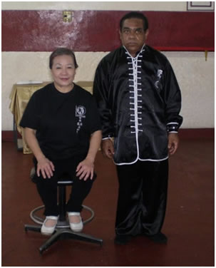 Grande Mestre Lily Lau e Sifu Fat Lai